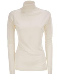 Fabiana Filippi - Fine Knit Roll Neck Sweater - Lyst