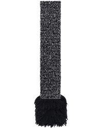 Moncler - Fringe-Trim Wool Blend Scarf - Lyst