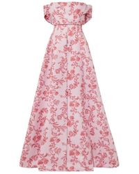 Emilia Wickstead - Floral-Print Faille Gown - Lyst