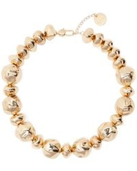 Max Mara - Irregular Sphere-Adorned Choker Necklace - Lyst