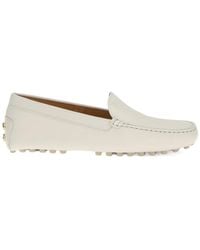 Tod's - Logo Embossed Loafers - Lyst