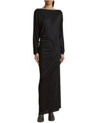 KHAITE - Oron Long-Sleeved Maxi Dress - Lyst
