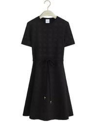 Dior - Short Flared Cannage Dress - Lyst