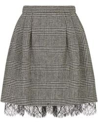 Dior - Pleated Short Skirt - Lyst