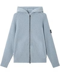 Stone Island - Loose-Fit Hooded Zip-Up Jumper With Raglan Sleeves - Lyst