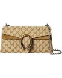 Gucci - Monogram Mixedmaterial Envelope Crossbody Bag - Lyst