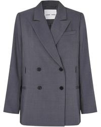 Samsøe & Samsøe - Double-Breasted Suit Jacket - Lyst