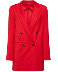 Max Mara - Double-Breasted Suit Jacket - Lyst