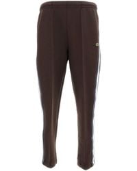 Lacoste - Logo Patch Straight-Leg Trousers - Lyst