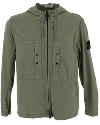 Stone Island - Drawstring Jacket - Lyst