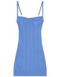 DIESEL - Ribbed Knit M-Zandra Mini Dress - Lyst
