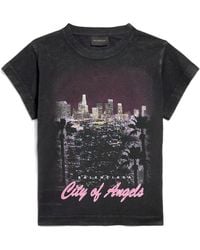 Balenciaga - T-Shirt With Colorful Print - Lyst