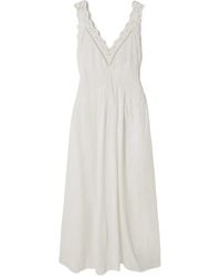 Isabel Marant - Freda Embroidered Trim Dress - Lyst