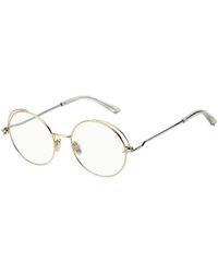 Jimmy Choo - Eyewear Round Frame Glasses - Lyst