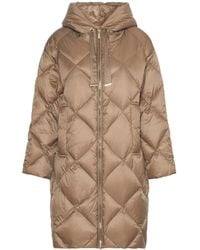 Max Mara - The Cube Mtctrefe Hooded Midi Puffer Jacket - Lyst
