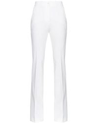 Pinko - Straight-Leg Slim-Fit Trousers - Lyst
