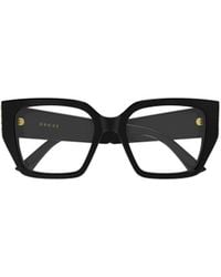 Gucci - Eyewear Butterfly Frame Glasses - Lyst