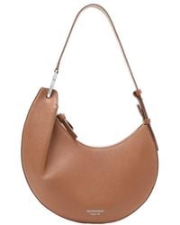 Emporio Armani - Pebbled Leather Shoulder Bag - Lyst