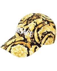 Versace - Barocco Printed Baseball Cap - Lyst