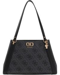 Guess - Zippered Shoulder Bag - Lyst
