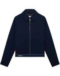 CASABLANCA - Logo-Trim Shirt Jacket - Lyst