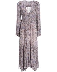 Isabel Marant - Briane Printed Long-Sleeve Maxi Dress - Lyst