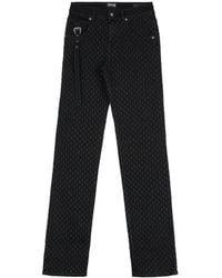 Versace Jeans Couture - Couture High Rise Slim Fit Jeans - Lyst