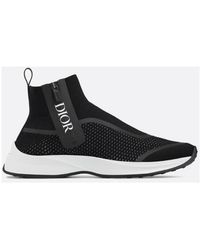 Dior - Printed Logo High-Top Casual Sneakers - Lyst