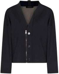 Fabiana Filippi - V-Neck Zipped Cardigan - Lyst