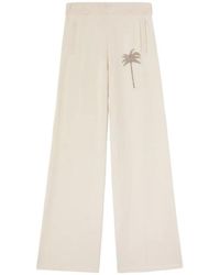 Palm Angels - Palm Tree Knitted Trousers - Lyst
