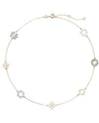 Tory Burch - Forget Me Not Pavé Necklace - Lyst