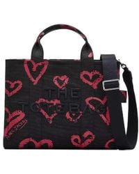 Marc Jacobs - The Medium Heart Print Tote Bag - Lyst