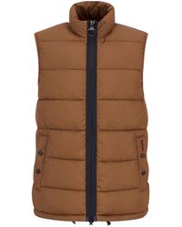 Barbour - Offshore Zip-Up Padded Gilet - Lyst