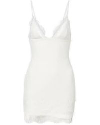 David Koma - Bridal Lace-Trimmed Minidress - Lyst