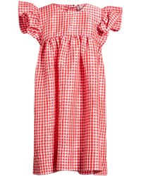 Ganni - Mini Dress Recycled Polyester - Lyst