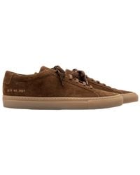 Common Projects - Logo Low-Top Casual Shoes - Lyst
