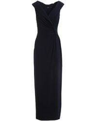 Ralph Lauren - Lauren V-Neck Sleeveless Maxi Dress - Lyst