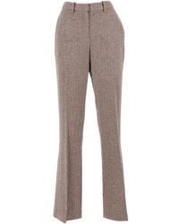 Ermanno Scervino - Herringbone Trousers - Lyst