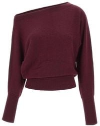Marella - Gola Asymmetric Knitted Sweater - Lyst