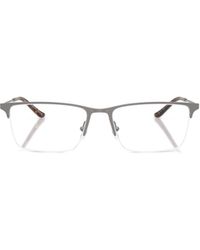 Emporio Armani - Rectangular Frame Glasses - Lyst