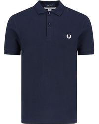Comme des Garçons - Comme Des Garçons Shirt Logo Embroidered Knitted Polo Shirt - Lyst