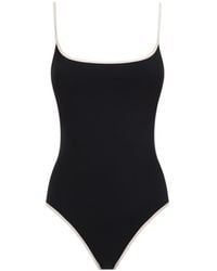 TOTEME - Stripe Edge Swimsuit Swimwear - Lyst
