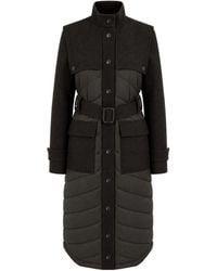 Patrizia Pepe - Quilted Panelled Coat - Lyst