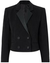 Isabel Marant - Hasta Double-Breasted Cropped Blazer - Lyst