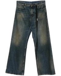 Ann Demeulemeester - Faded Wide-Leg Jeans - Lyst