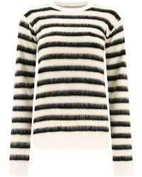 Marni - Striped Crewneck Jumper - Lyst