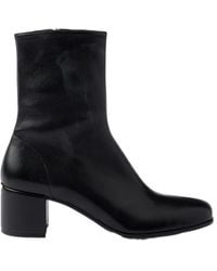 Prada - Stretch Nappa Leather Booties - Lyst