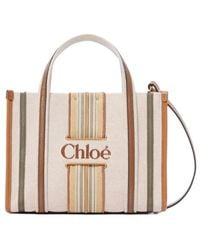 Chloé - Chloé Small Woody Loop Tote Bag - Lyst
