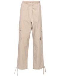 MSGM - Straight-Leg Drawstring Cargo Trousers - Lyst