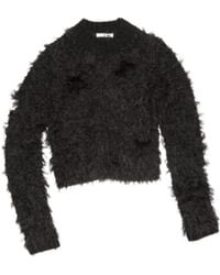 Acne Studios - Cut-Out Detailed Crewneck Jumper - Lyst